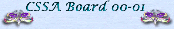 CSSA Board 2000-2001