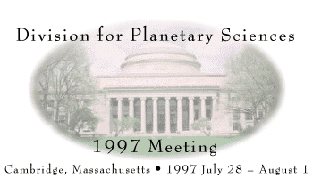 1997 DPS Meeting: Cambridge,
MA, 1997 July 28 - August 1