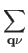 $\displaystyle \sum_{{{\bf q}\nu}}^{}$