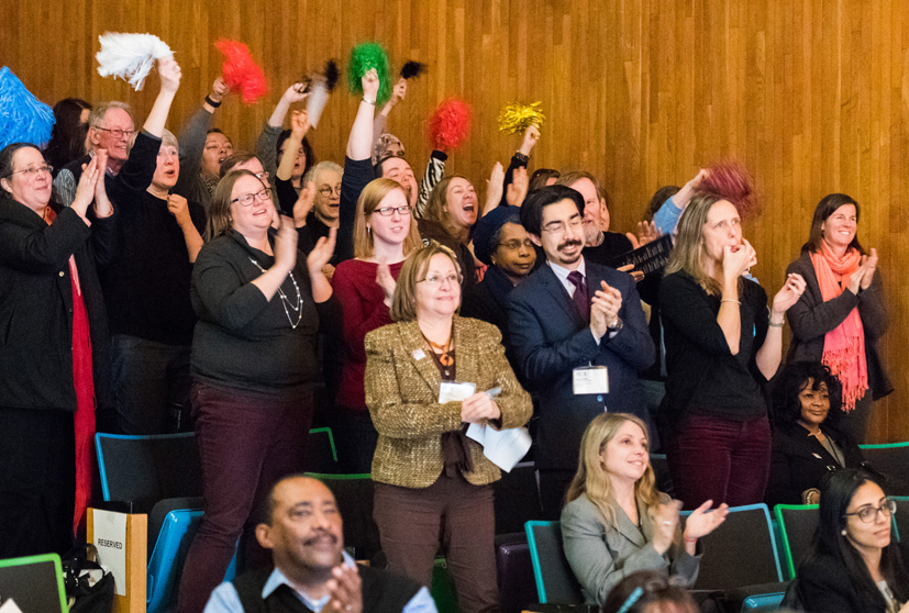 Staff celebrate their colleagues at the Excellence Awards.