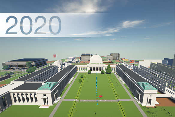 Image of Minecraft MIT with "2020" superimposed