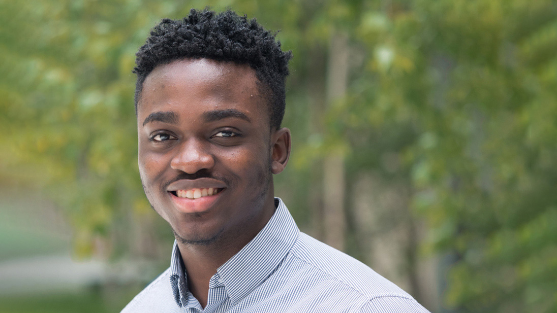 MIT senior Awele Uwagwu outside. Image: Mira Whiting Photography 