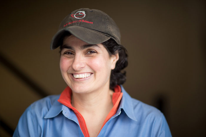 Photo of Nergis Mavalvala wearing a baseball cap