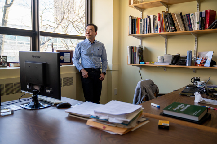 Yen-Jie Lee in his office at MIT