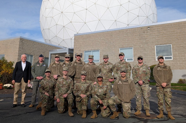 Cadets at MIT's Lincoln Lab's space surveillance facility