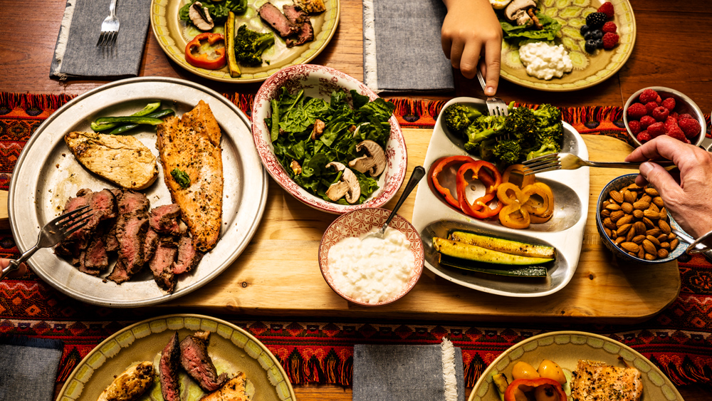 a tale full of high-protein, high-fat foods with few carbohydrates