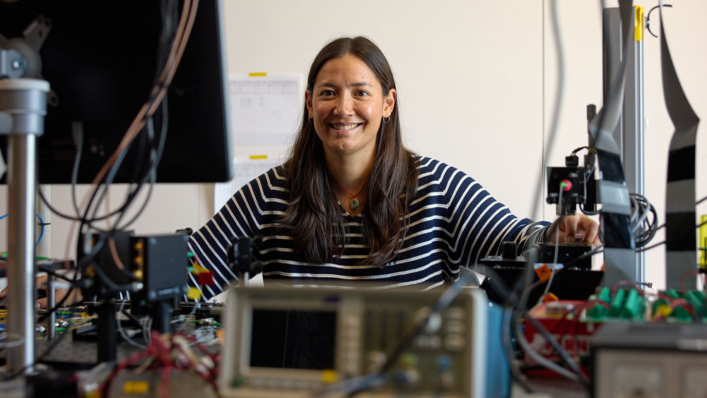 Ginger Schmidt portrait in lab