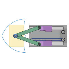  Cantilevered DeltaXY Positioning Mechanism