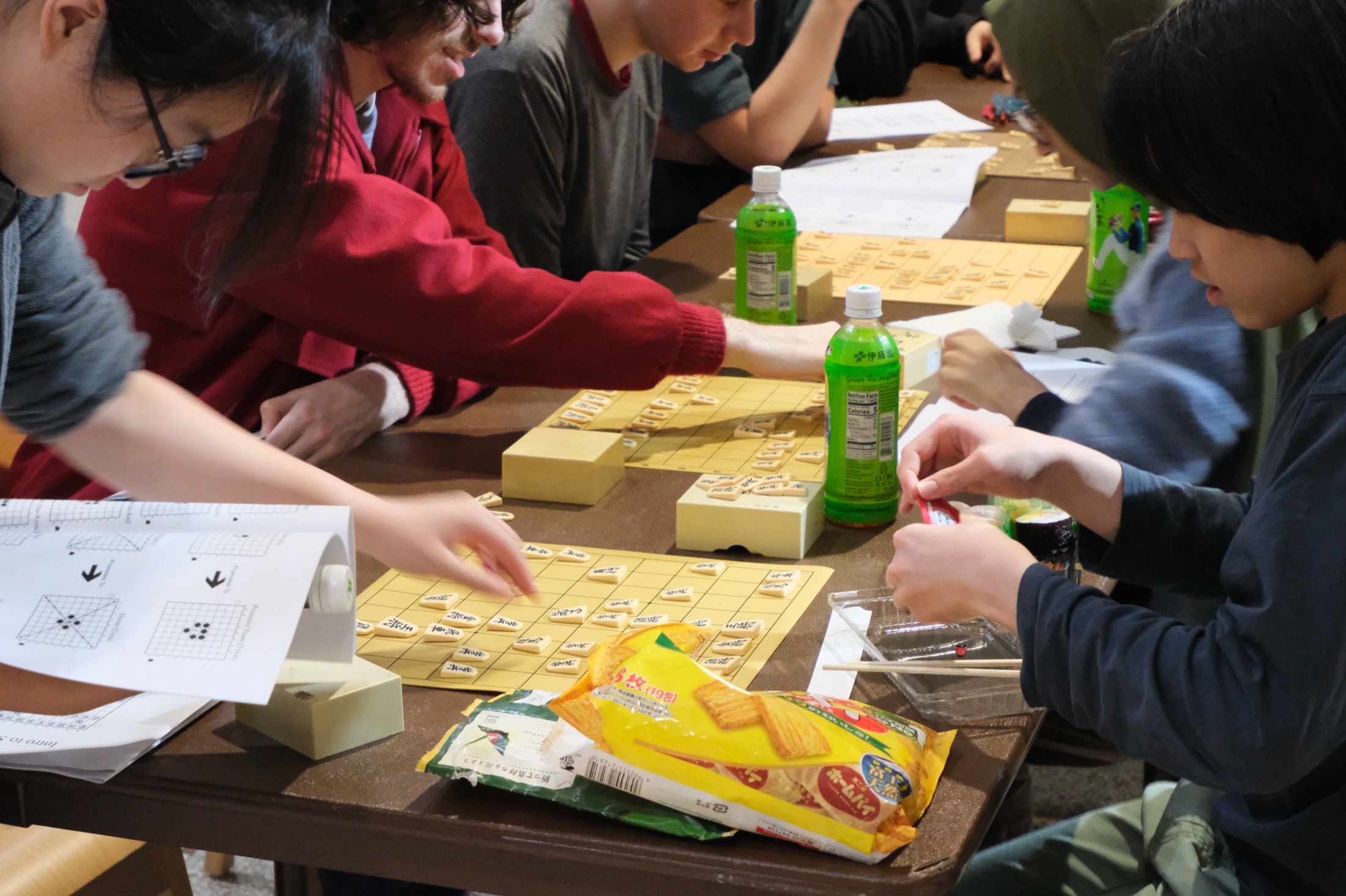 Visitors sharing food and conversation at Hanami Festival