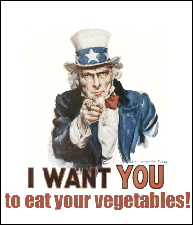 Uncle Sam wants you to eat your veggies