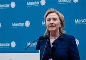 Hillary Clinton at the Masdar Institute