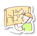 A cartoon of a person holding a map

Description automatically generated