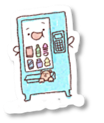A cartoon of a vending machine
Description automatically generated