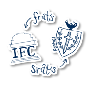 A blue and white stickers

Description automatically generated