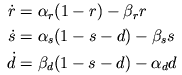 T channel equations