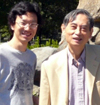 Researchers Yang Zhang and Sow-Hsin Chen.