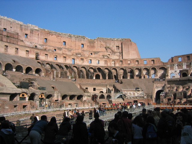 Inside the Colosseum