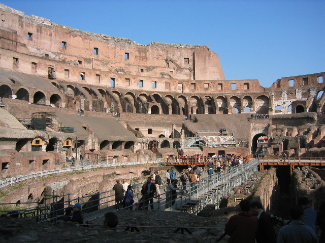 Inside the Colosseum