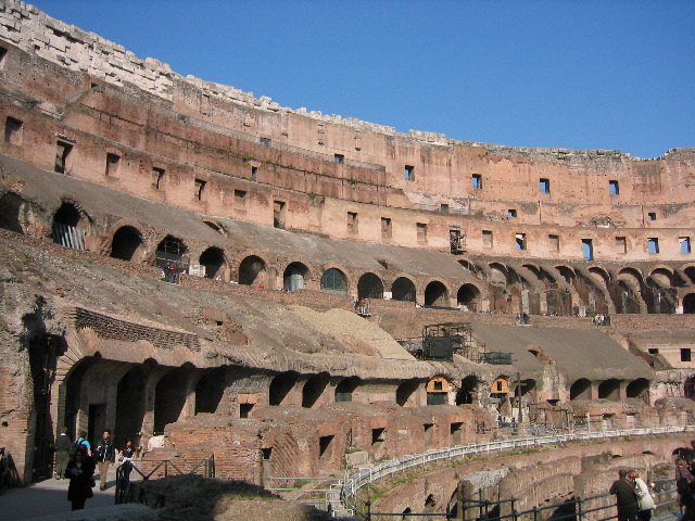 Inside the Colosseum