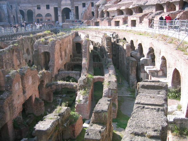 Inside the Colosseum