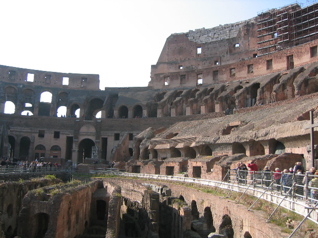 Inside the Colosseum