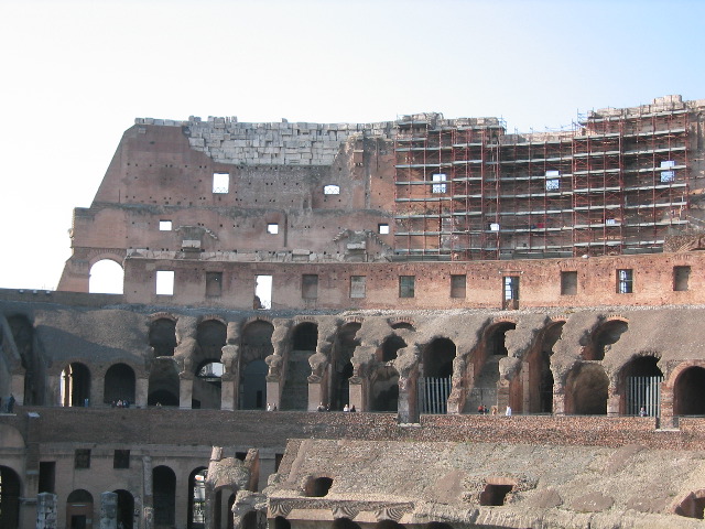 Inside the Colosseum