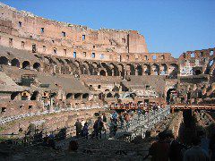 Inside the Colosseum