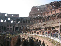 Inside the Colosseum