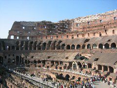 Inside the Colosseum