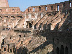 Inside the Colosseum