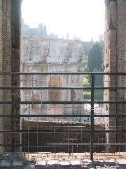 Arch of Constantine from the Colosseum