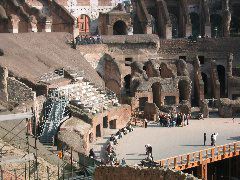 Inside the Colosseum