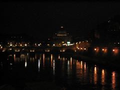 Looking over to St. Peter's at Night