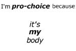 because it's my body