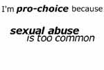 because sexual abuse is too common