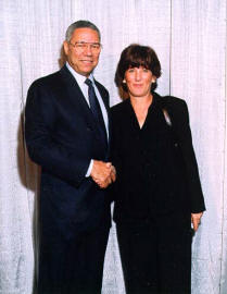 Anat and Colin Powell