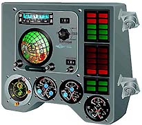 Instrument board on the Vostok spacecraft