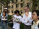 Peter Hess and students