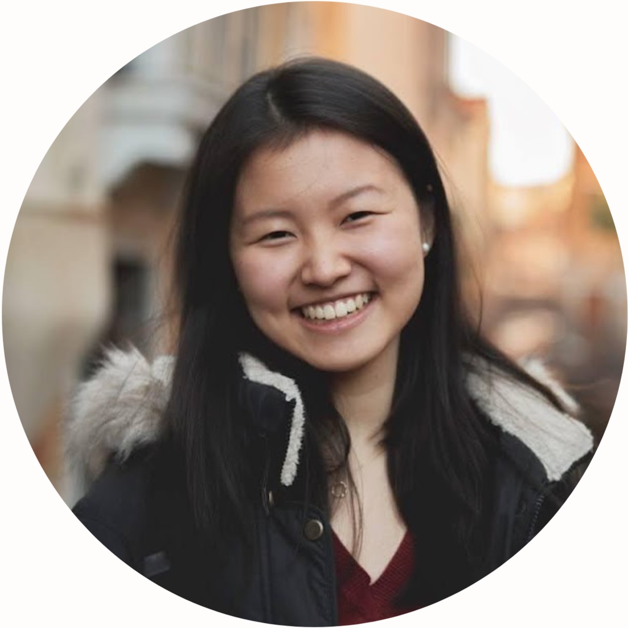 alicia guo. when hovering over the picture, the following bio appears: 
							'alicia is a class of 2022 studying CS at MIT. 
							she is interested in how technology can further creativity. 
							she loves any piece of clothing that has been painted :)'