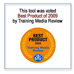 This tool was voted Best Product of 2009 by Training Media Review