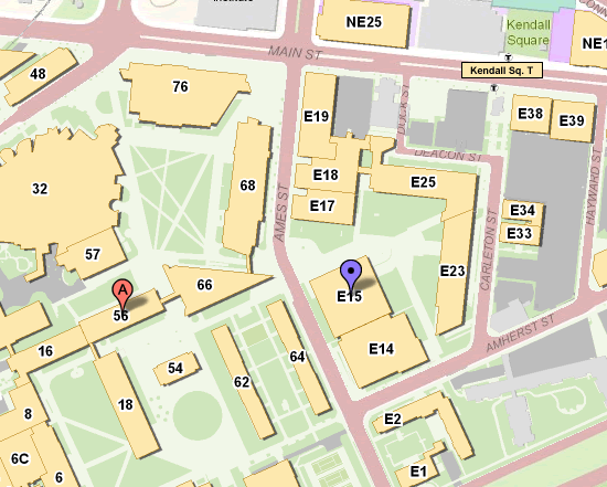 Map of MIT campus