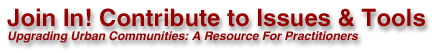 Join In! Contribute to Issues and Tools