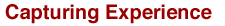 Capturing Experience