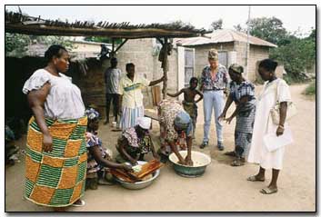 Photo: GTZ in hands-on field work.