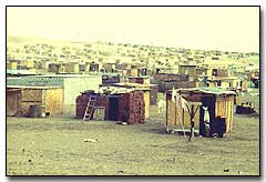 Lima, Peru. Squatter invasion