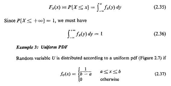 cdf of discrete random variable