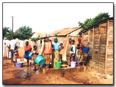 Photo of Zambian Women fetching water