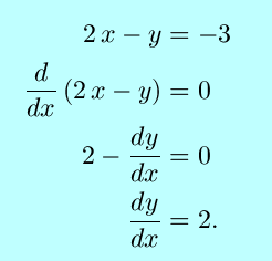 implicit differentiation formula