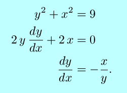 implicit differentiation formula