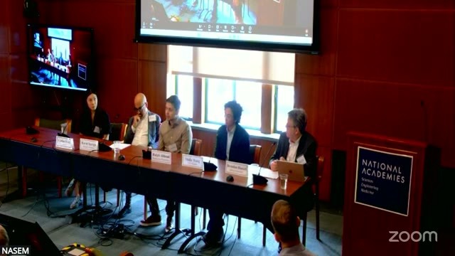 The panel at, as Abboud lays out the AI for Math Fund's grant totals.